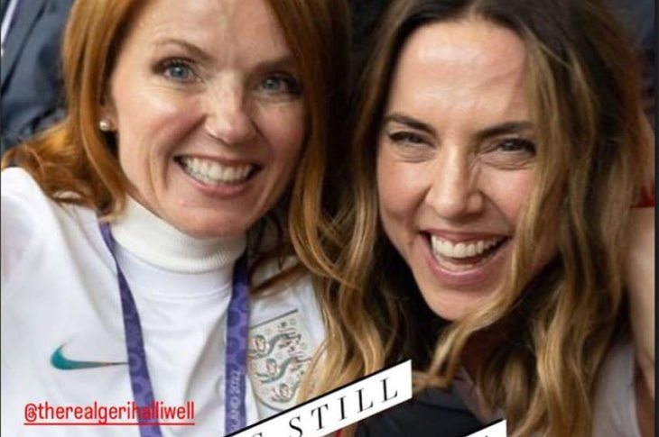 Mel C and Geri Halliwell