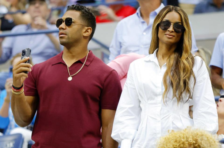 Russell Wilson and Ciara