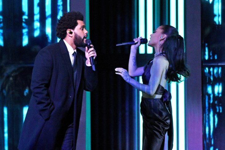 The Weeknd and Ariana Grande