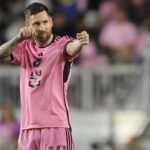 Lionel Messi netted a hat-trick to help Inter Miami thrash New England Revolution 6-2, setting a points record for a regular Major League Soccer campaign.